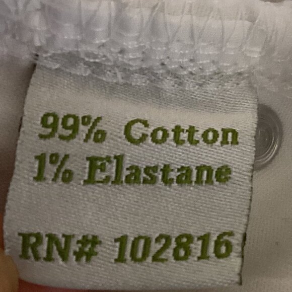 Garnet Hill Womens Straight Leg Mid Rise 5 Pocket Stretch Jeans Sz 2 White 289D - Picture 10 of 11